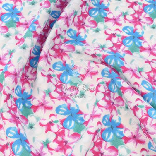 Forget Me Knots Sky 100% cotton poplin fabric by half metre | 112cm wide