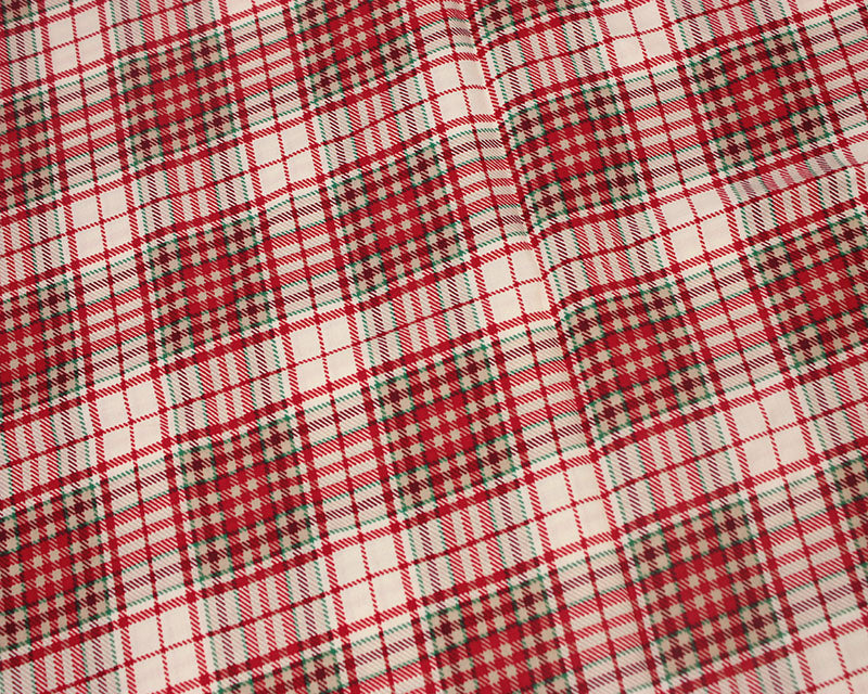 Tartan Design3 100% cotton fabric by half metre | 140cm wide