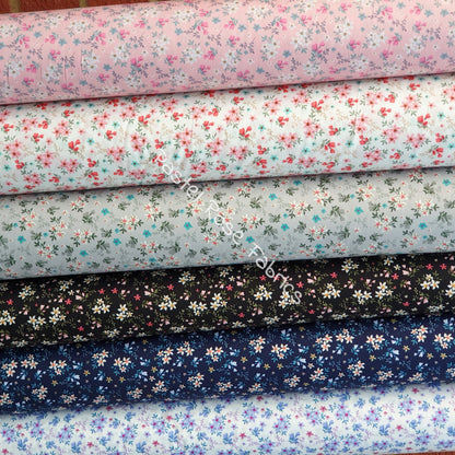 Betsy Floral 100% cotton poplin fabric by half metre | 112cm wide