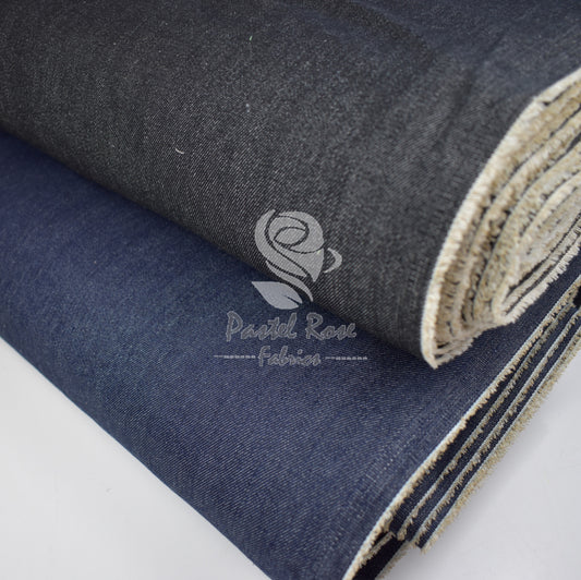 7.5oz 100% Cotton Denim fabric by the metre | 152cm wide