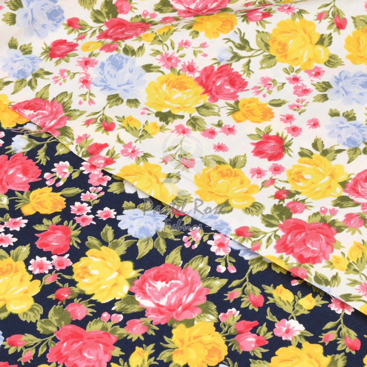 Dahlia Floral 100% cotton poplin fabric by half metre | 112cm wide