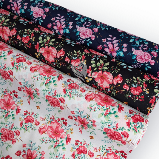 Jasmine 100% cotton poplin fabric by half metre | 112cm wide