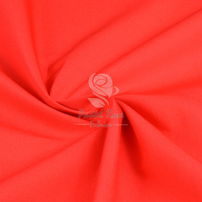 Rose und Hubble Plain Popeline-Stoff aus 100 % Baumwolle, halber Meter | 112 cm breit, 40 Farben