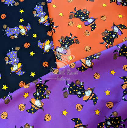 Witches 100% cotton fabric by half metre | 112cm wide