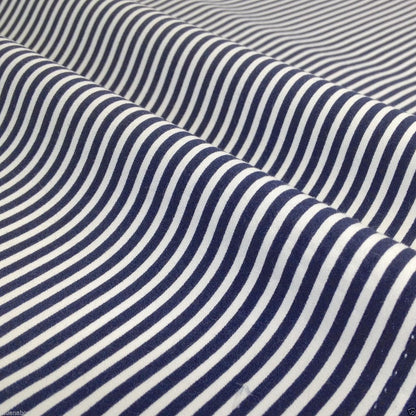 3mm Stripes 100% cotton poplin fabric by half metre | 112cm wide