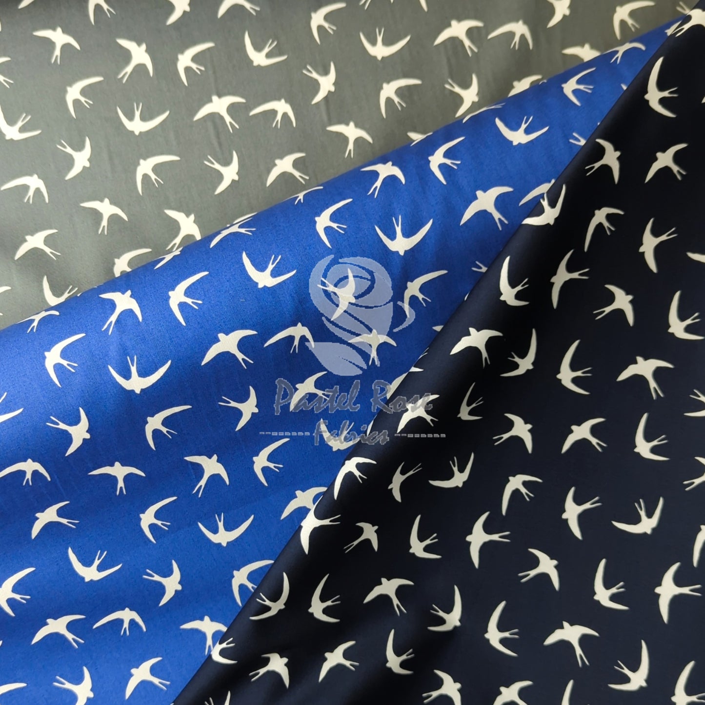 Swallows 100% cotton fabric by half metre | 112cm wide