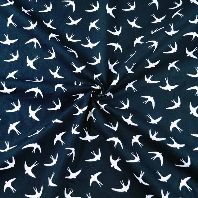 birds cotton fabric