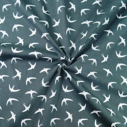 birds cotton fabric