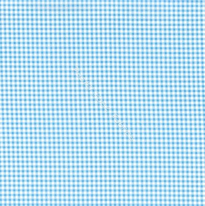 Gingham Checks 100% cotton poplin fabric by the half metre | 112cm wide