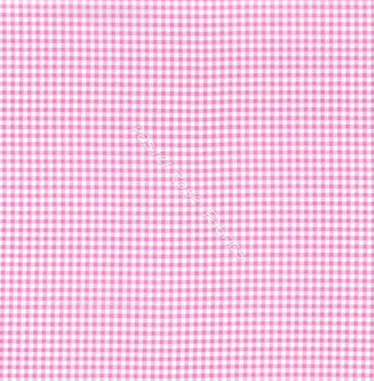 Gingham Checks 100% cotton poplin fabric by the half metre | 112cm wide