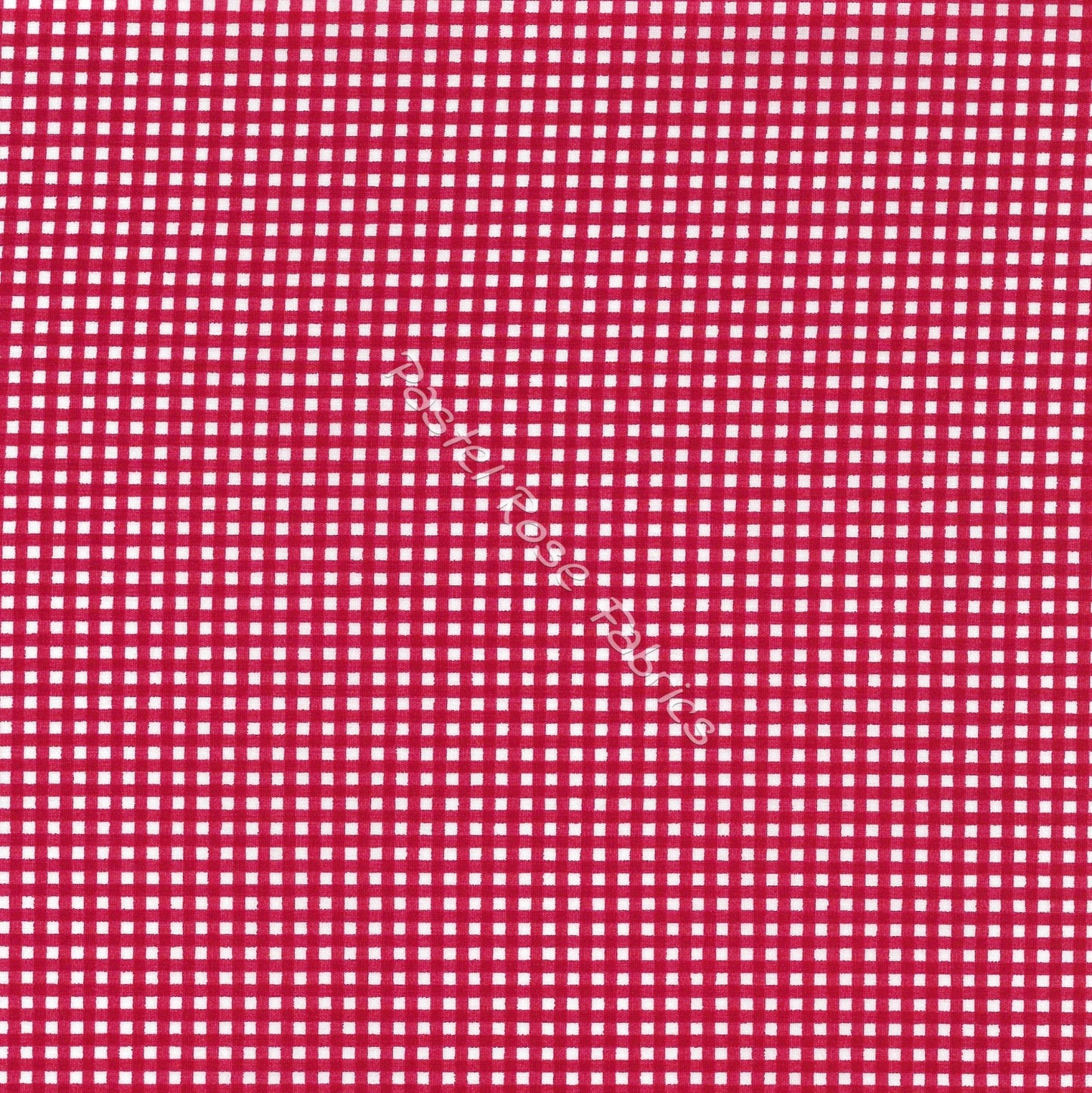 Gingham Checks 100% cotton poplin fabric by the half metre | 112cm wide