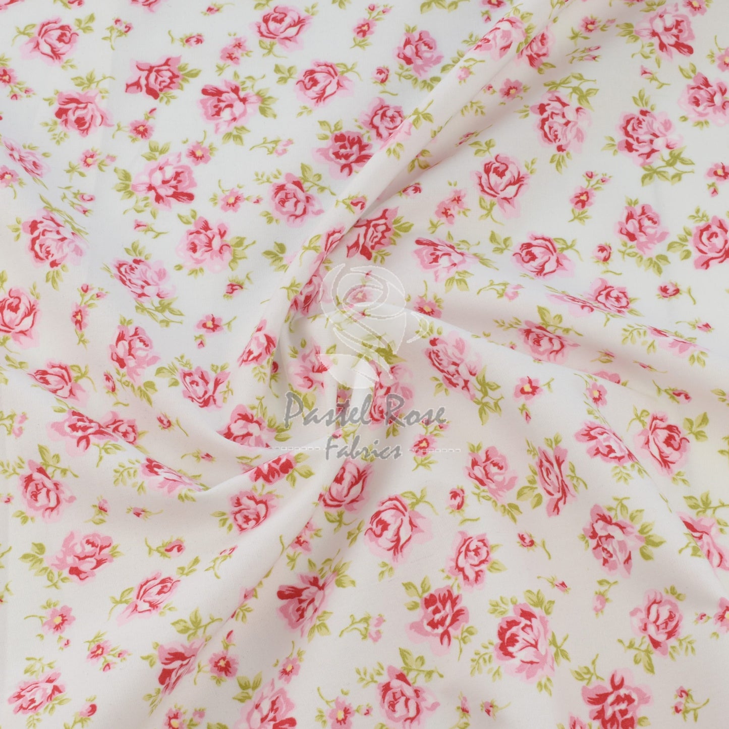 Floral cotton fabric