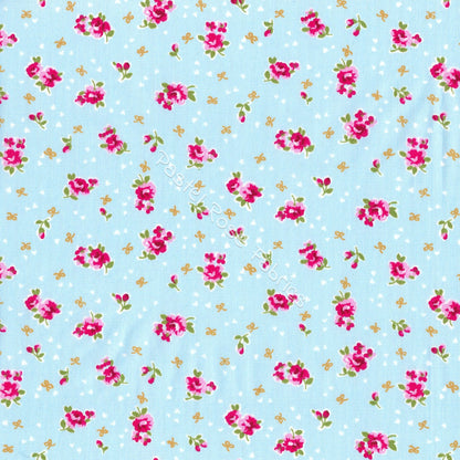 Floral cotton fabric