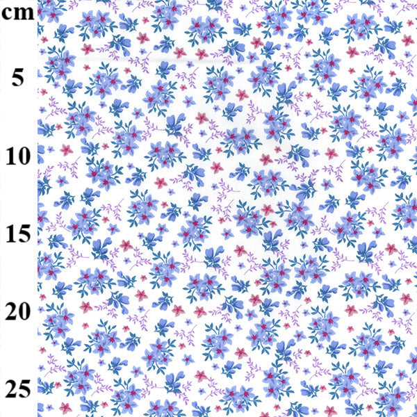 Floral cotton fabric