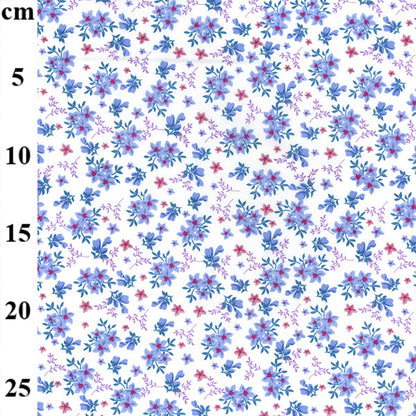 Floral cotton fabric