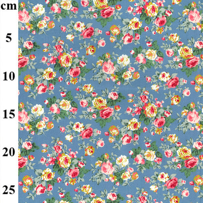 Floral cotton fabric