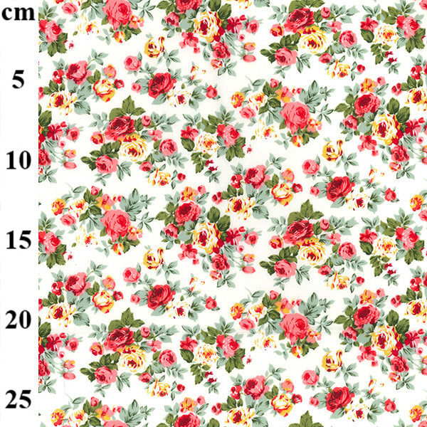 Floral cotton fabric