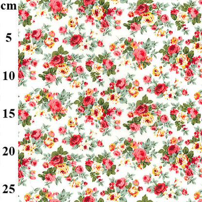 Floral cotton fabric