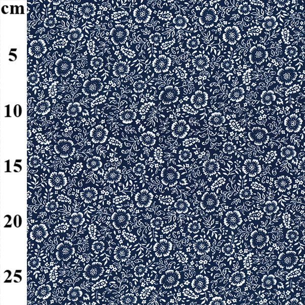 Floral cotton fabric