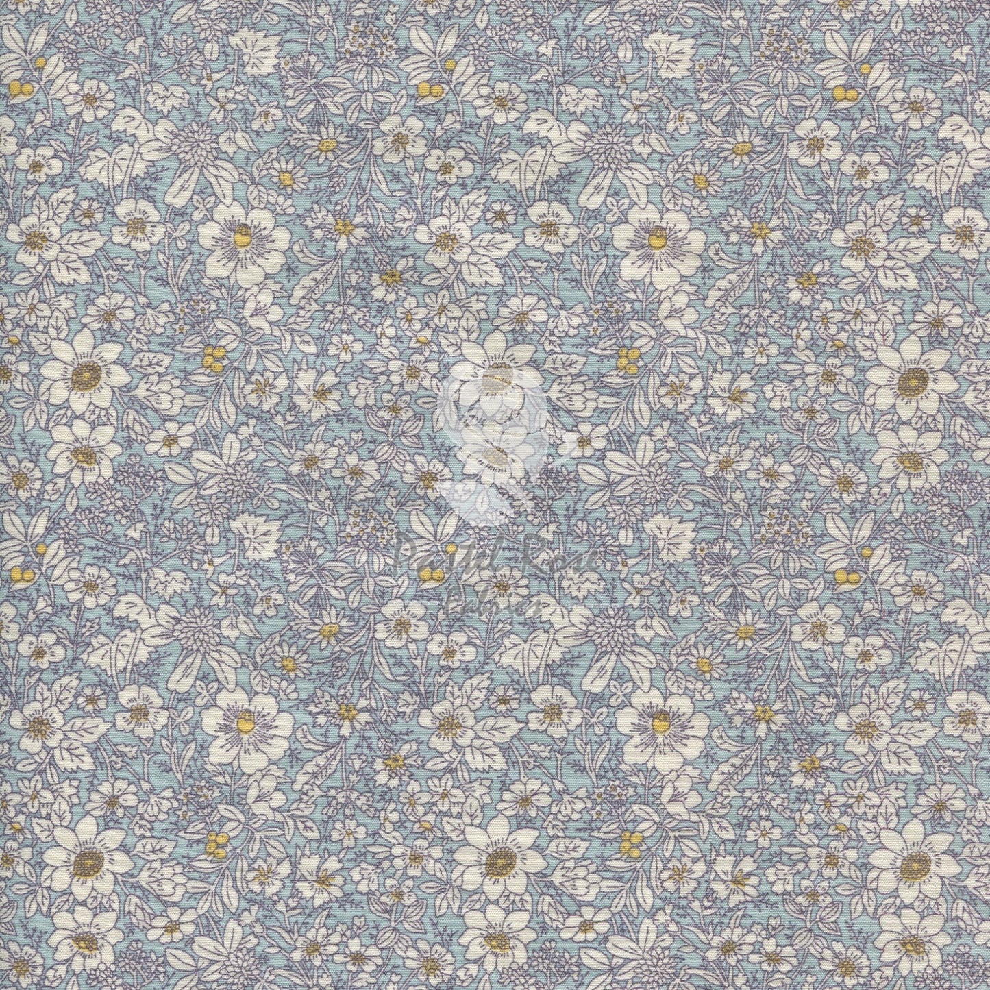 Floral cotton fabric