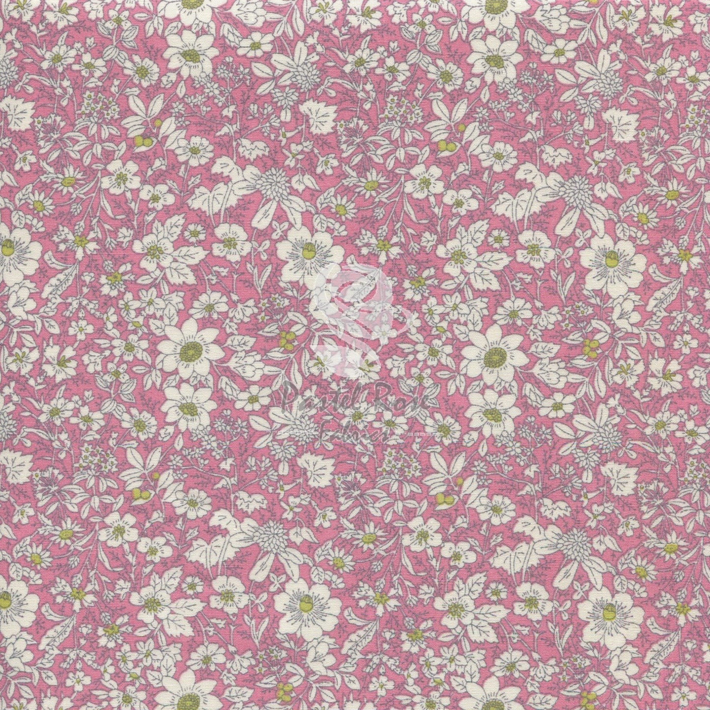 Floral cotton fabric