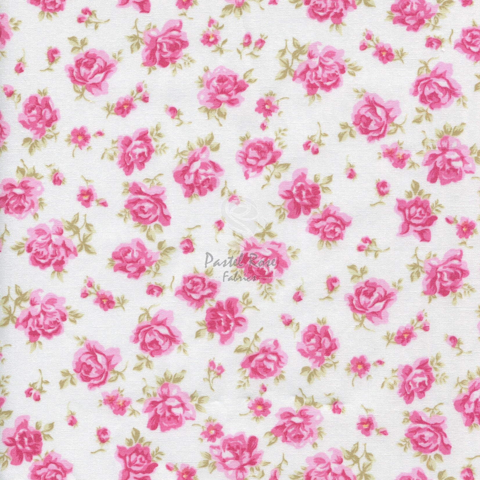 Floral cotton fabric