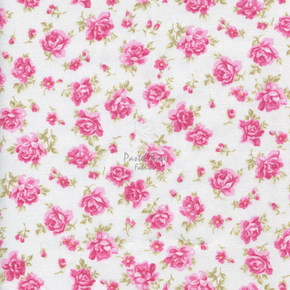 Floral cotton fabric