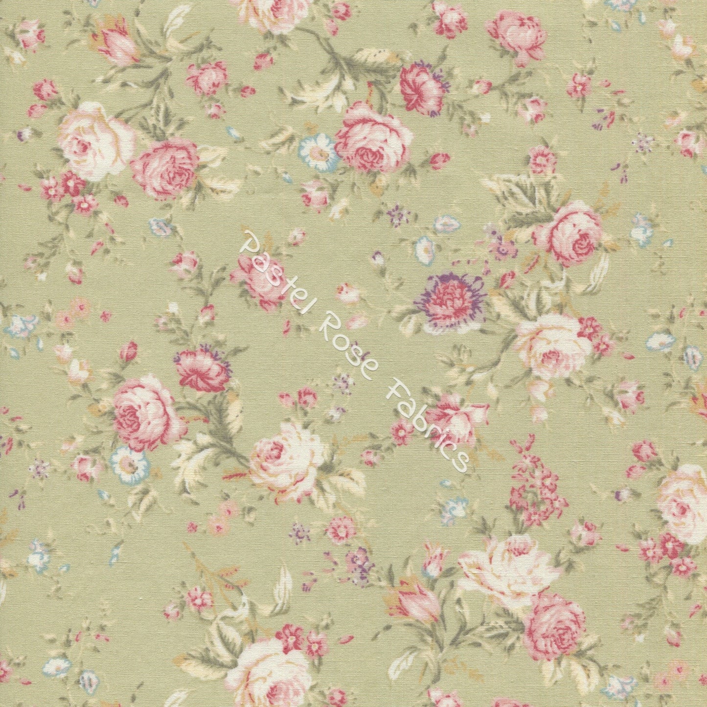 Floral cotton fabric