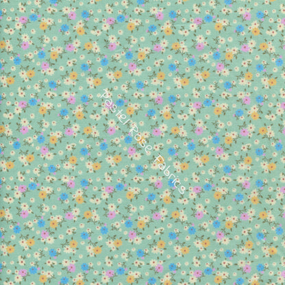 Floral cotton fabric