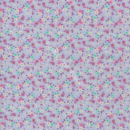 Floral cotton fabric