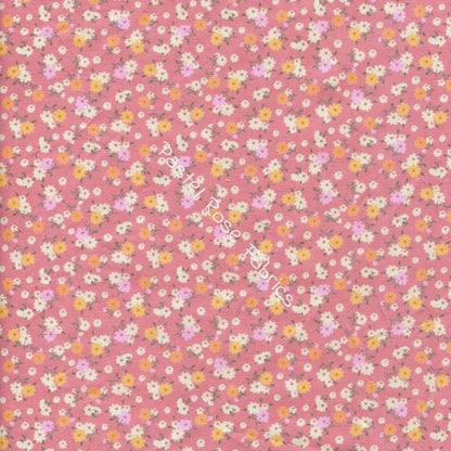 Floral cotton fabric