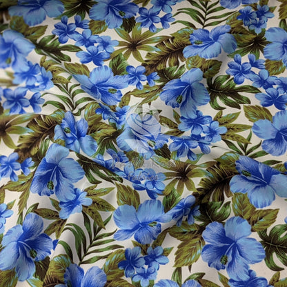 Floral cotton fabric