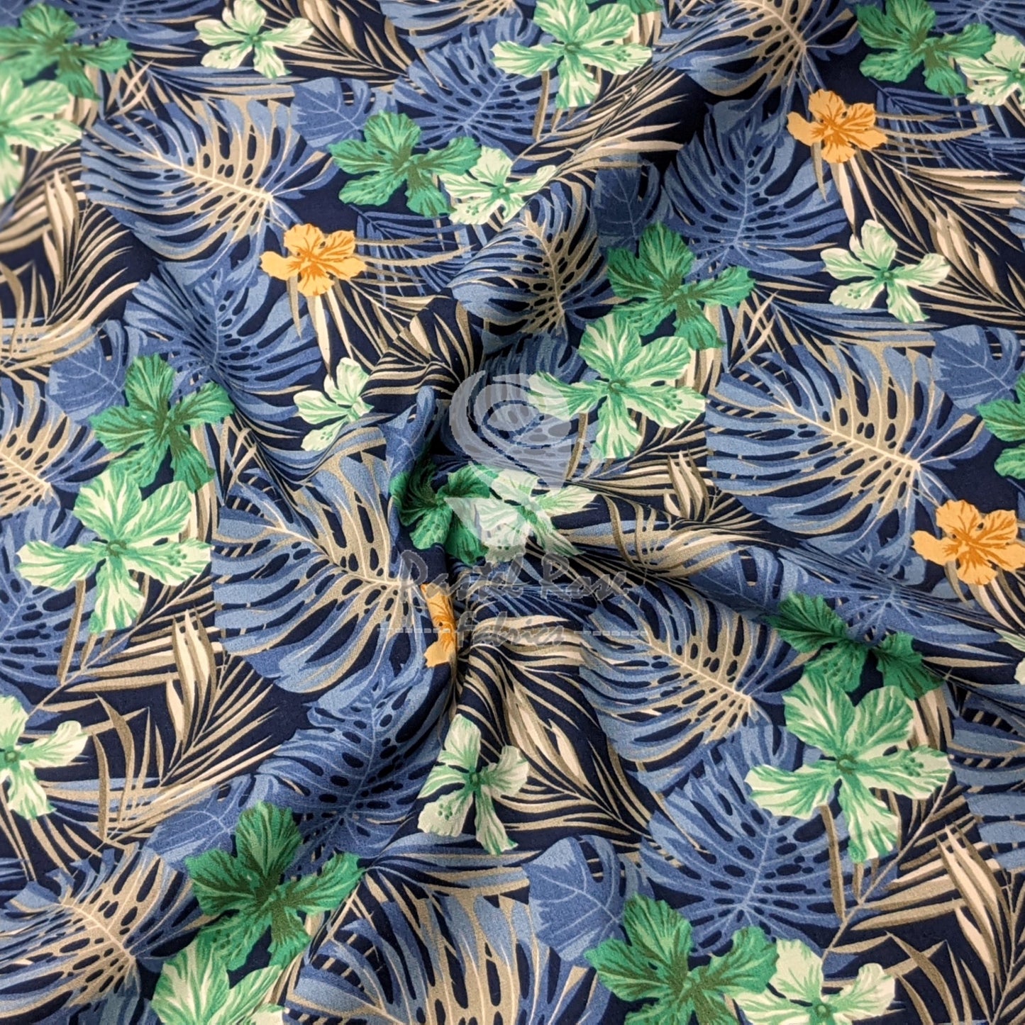 Floral cotton fabric