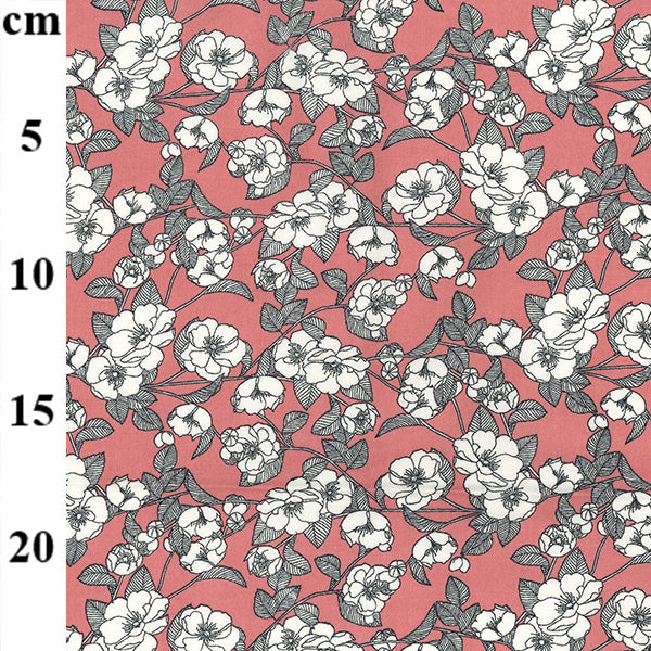 Floral cotton fabric