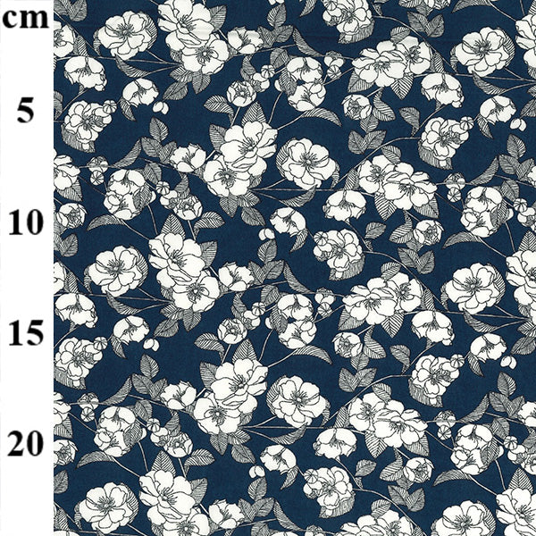 Floral cotton fabric