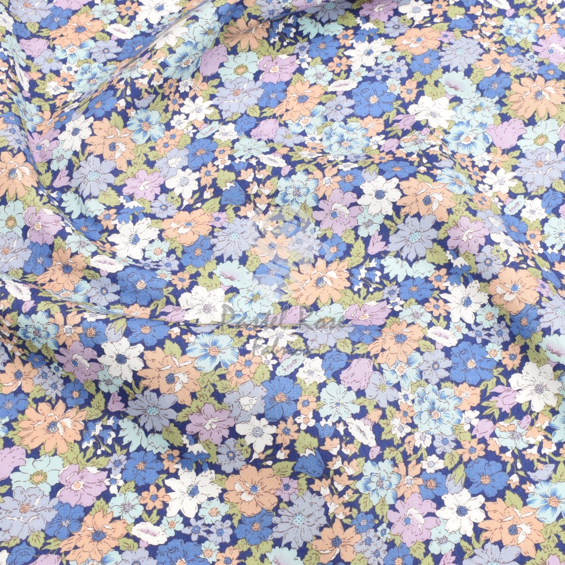 Floral cotton fabric