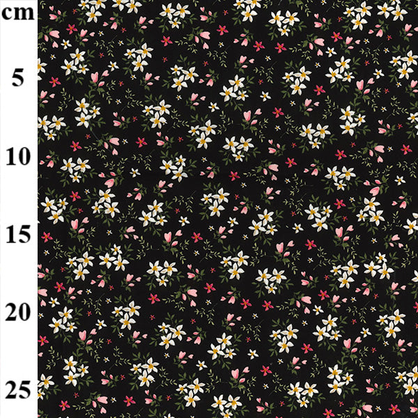 Floral cotton fabric