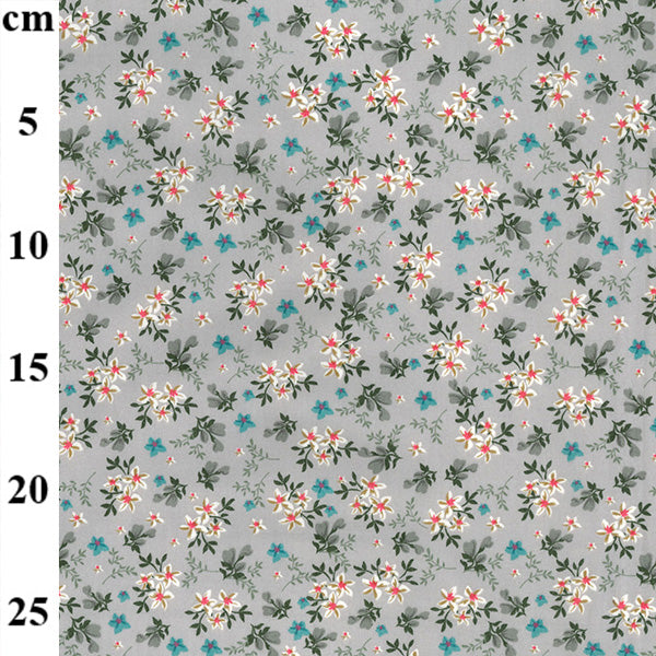 Floral cotton fabric