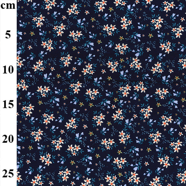 Floral cotton fabric