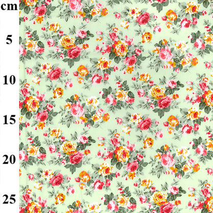 Floral cotton fabric