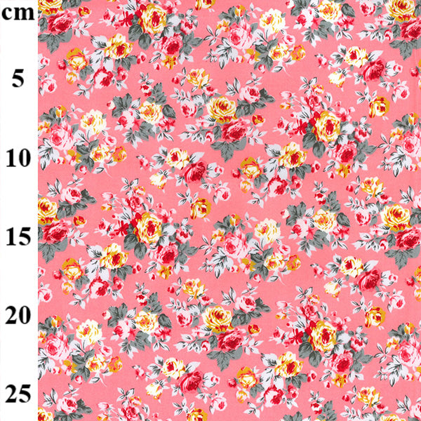 Floral cotton fabric