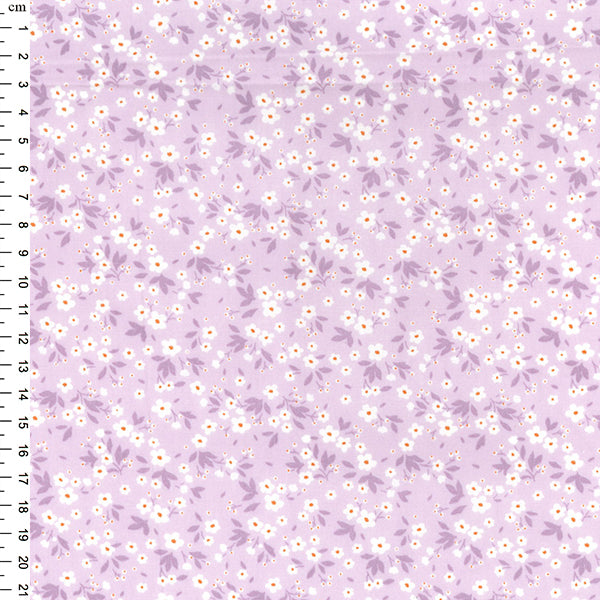 Floral cotton fabric