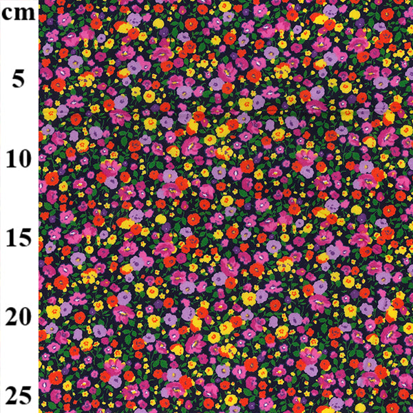 Floral cotton fabric