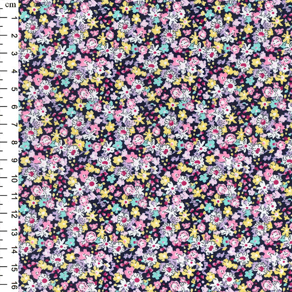 Floral cotton fabric