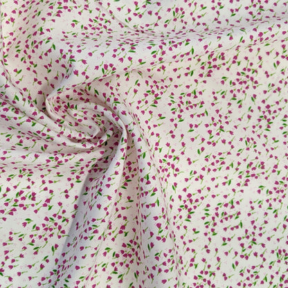 Floral cotton fabric