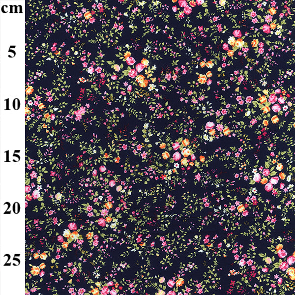 Floral cotton fabric