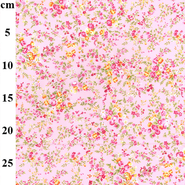 Floral cotton fabric