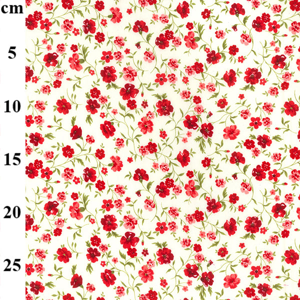 Floral cotton fabric