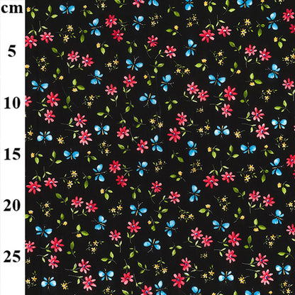 Floral cotton fabric