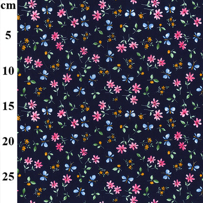 Floral cotton fabric